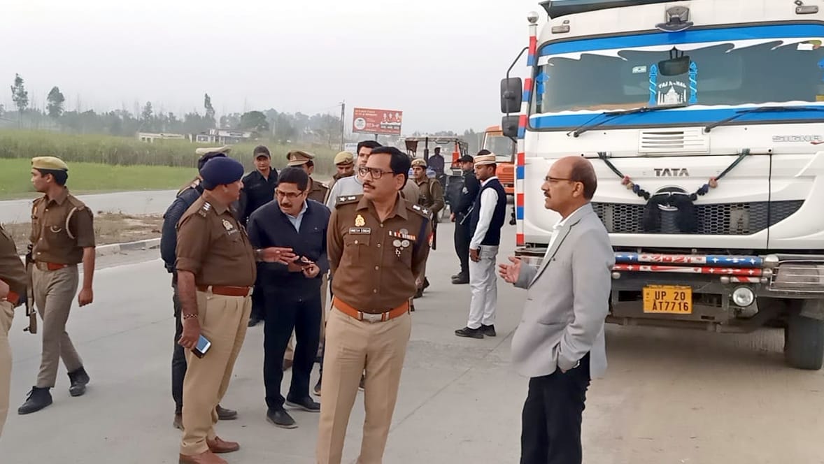 Inspection and action taken on 33 overloaded vehicles
