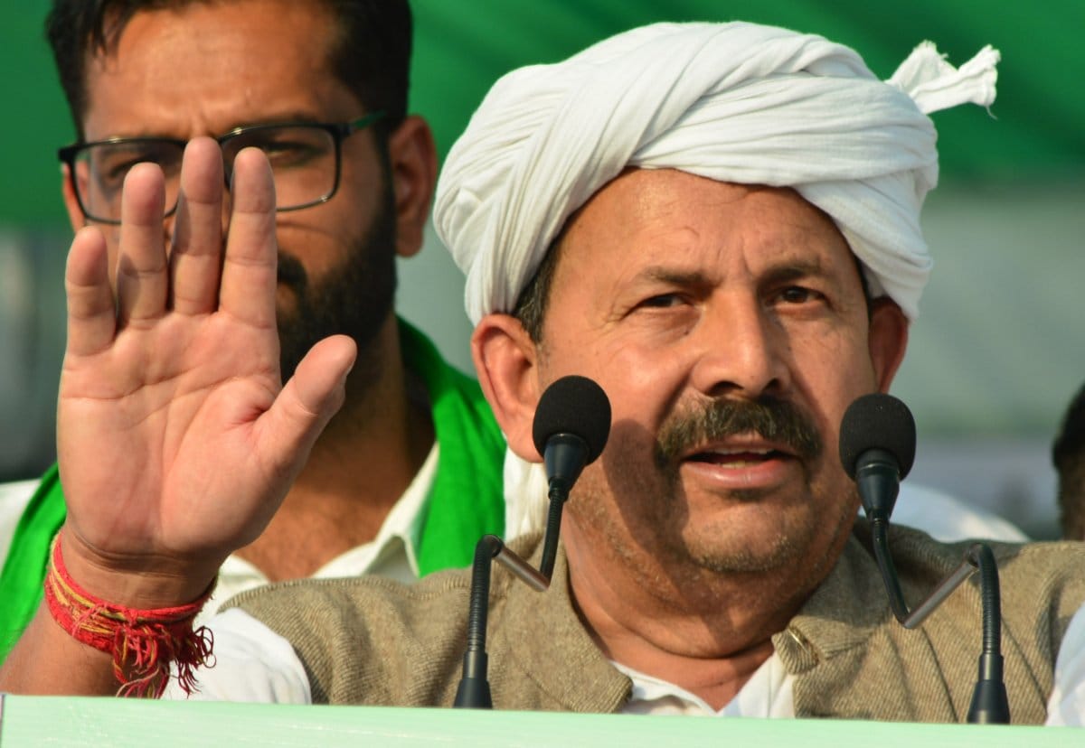Saharanpur : Naresh Tikait said Government is not solving problems of farmers