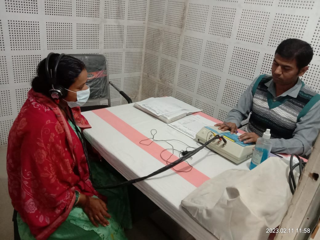 Hearing test started after a long wait