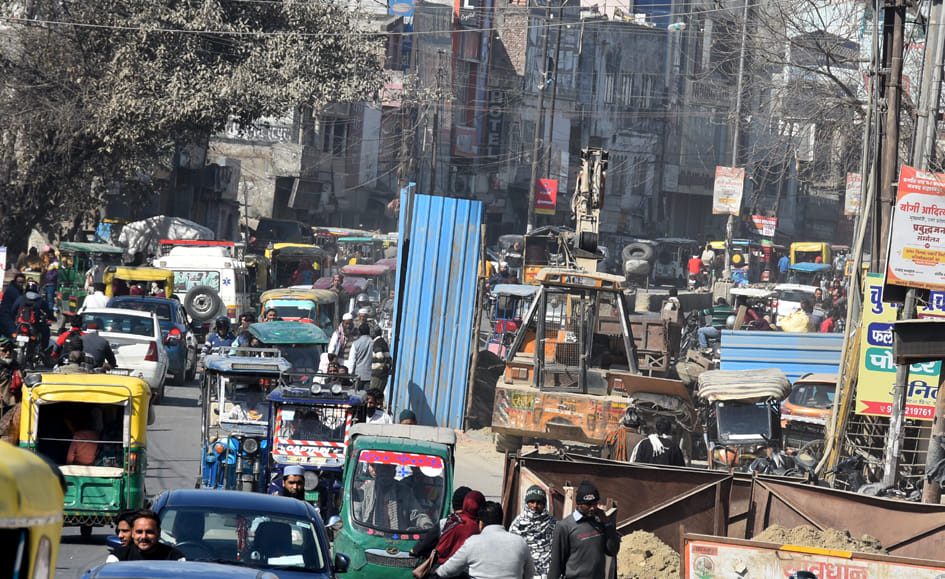 People faced trouble due to jam