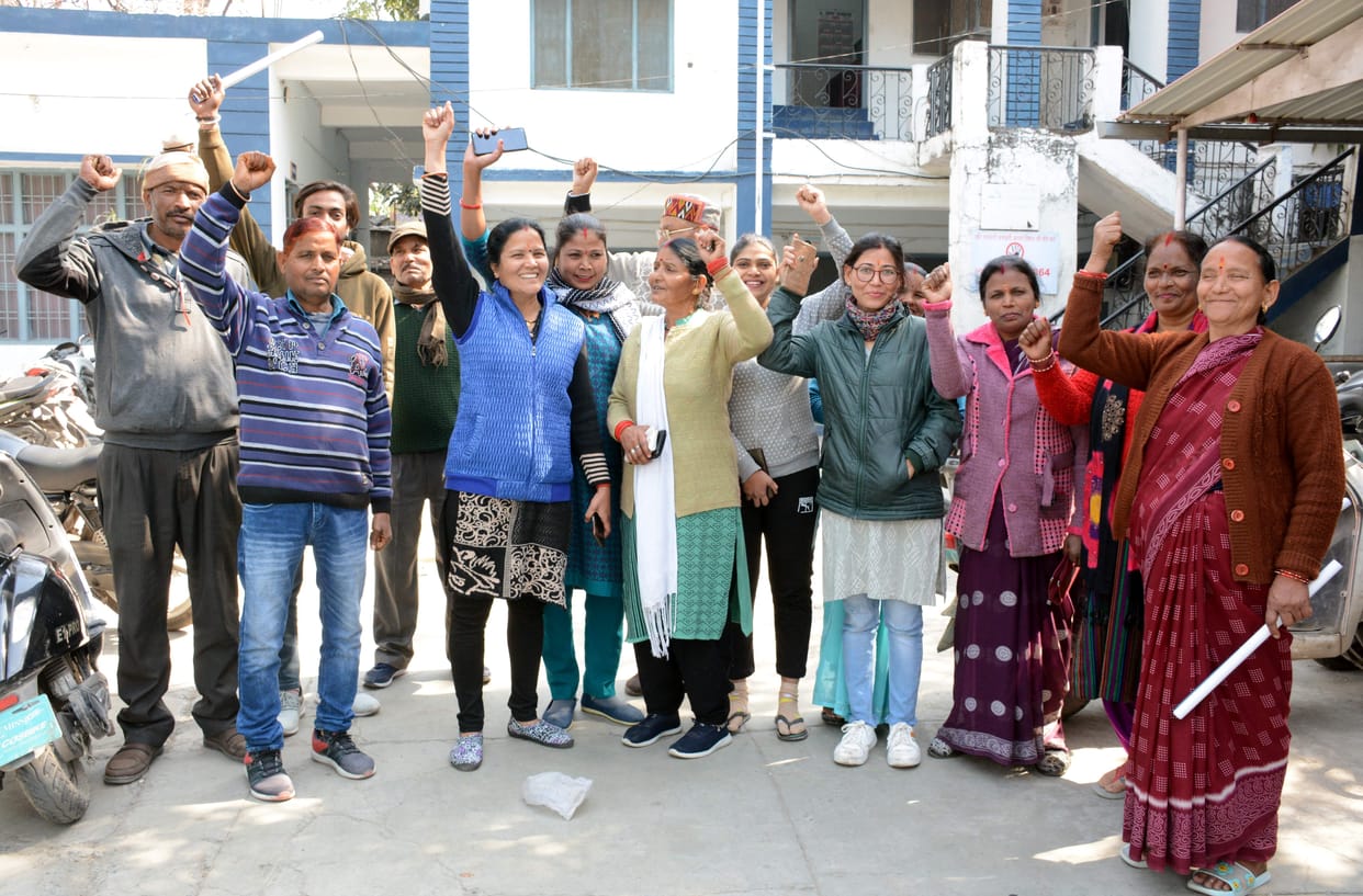 People roared against drinking water crisis