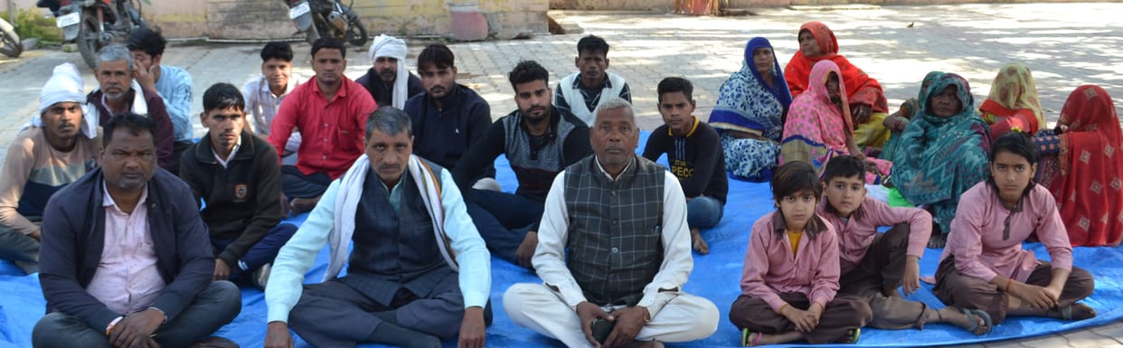 Villagers protest to remove chicken farm