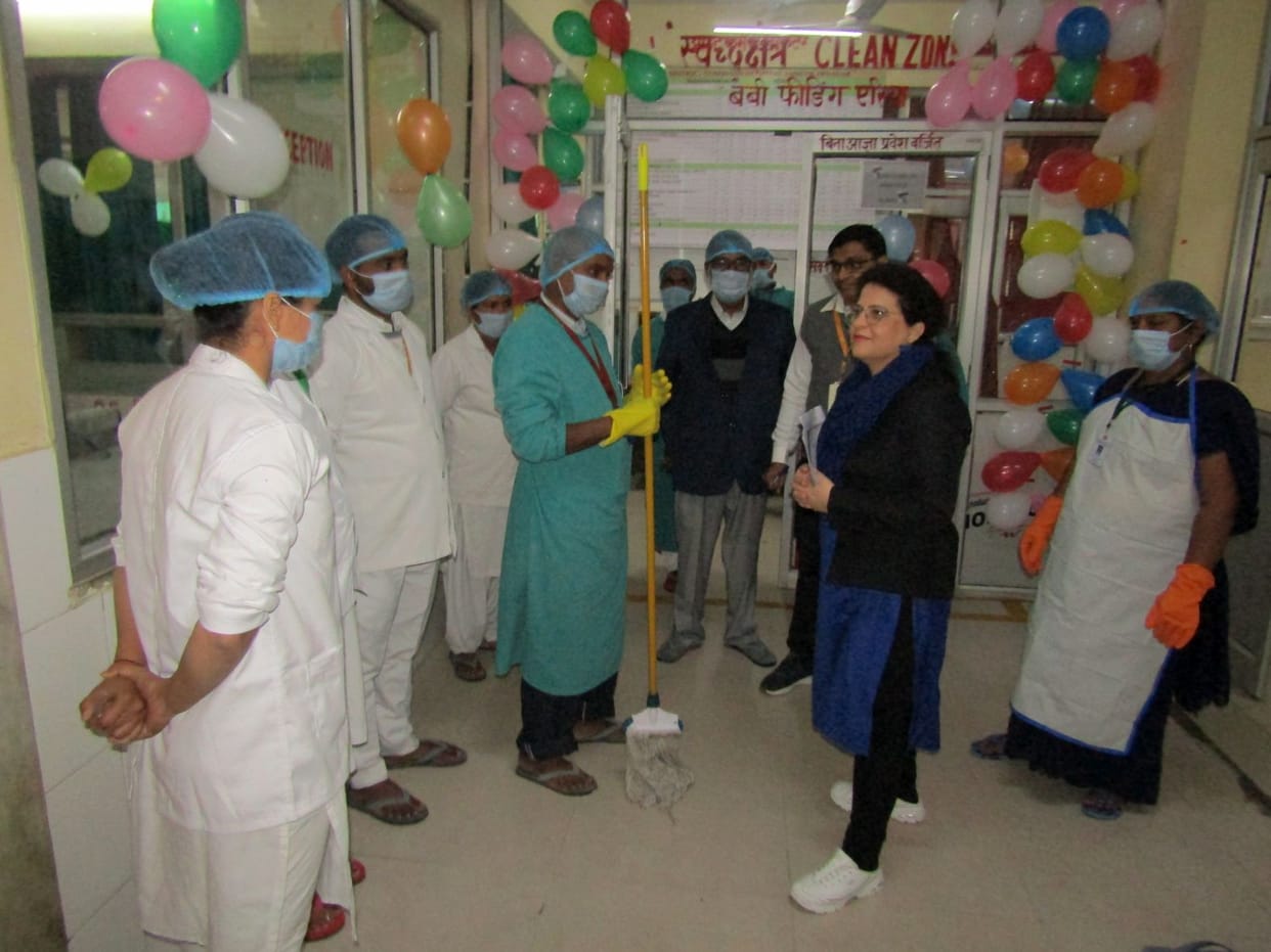 Central team inspected the district hospital