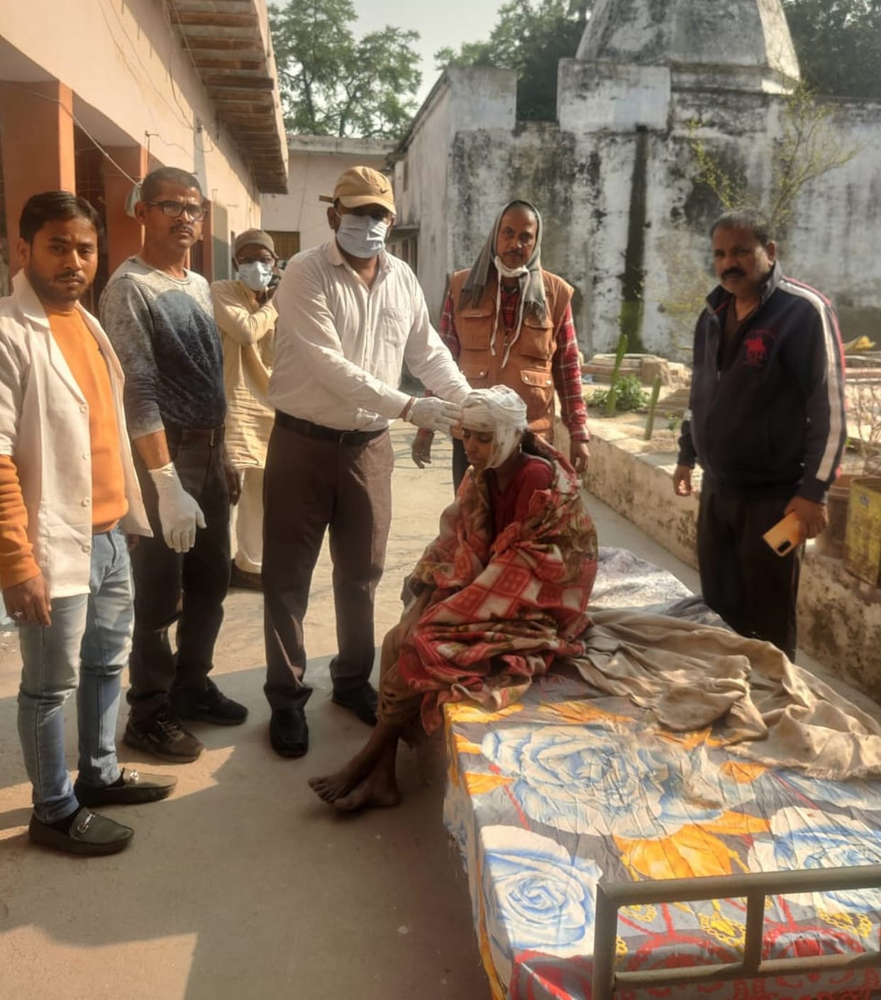 Injured woman sent to old age home instead of treatment in district hospital