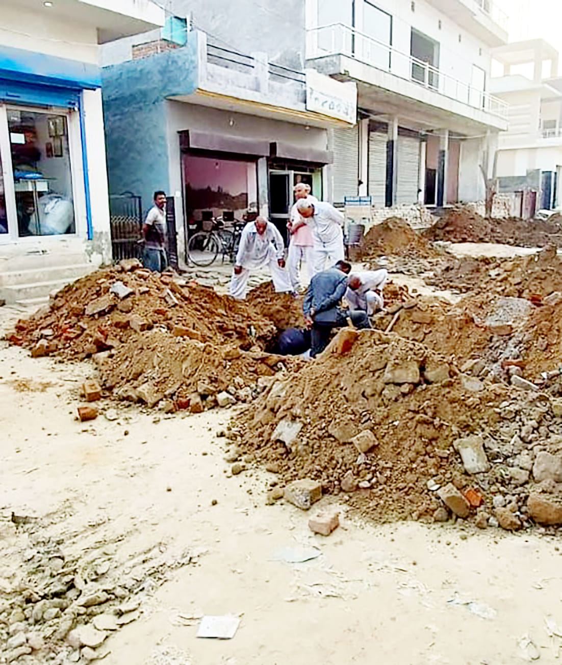Under the Amrit scheme, the agency started providing drinking water connections to the houses of two colonies.