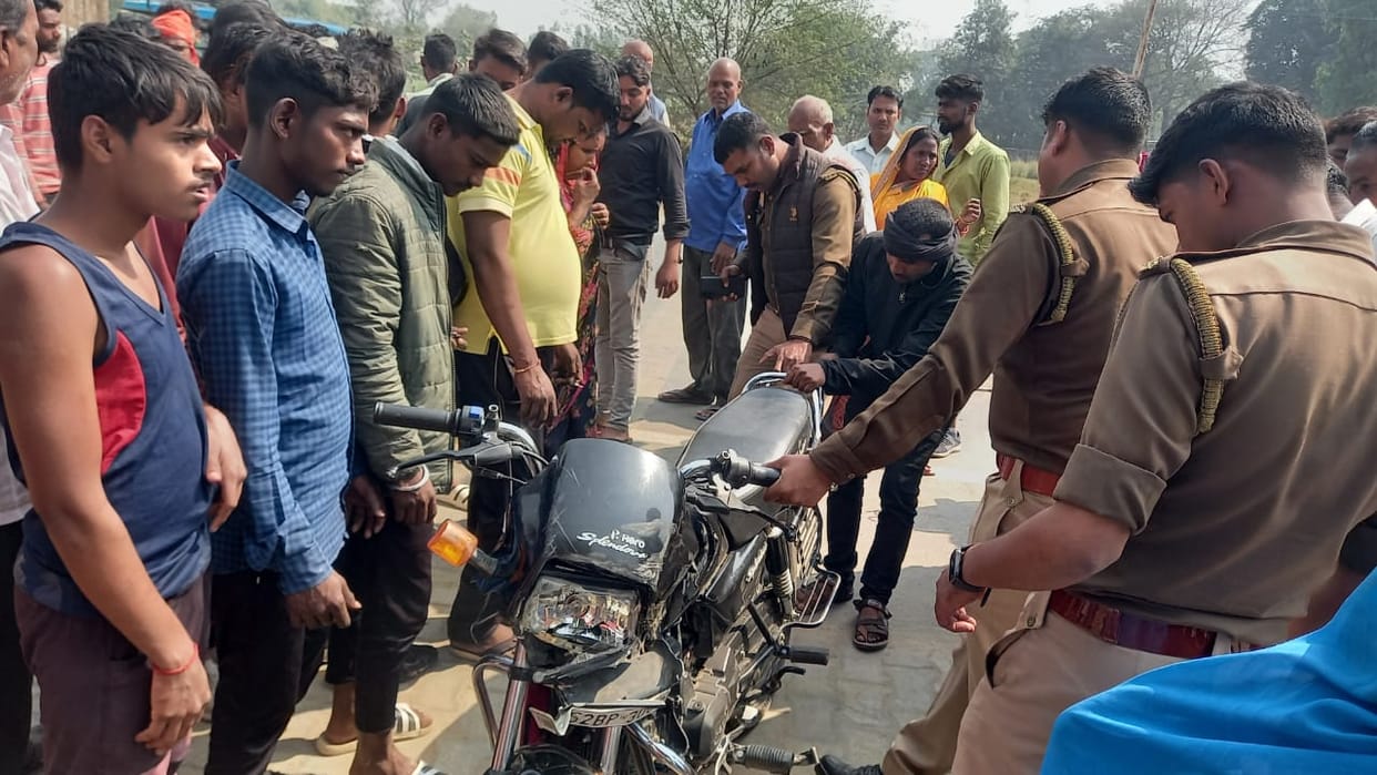 Student returning from examination injured