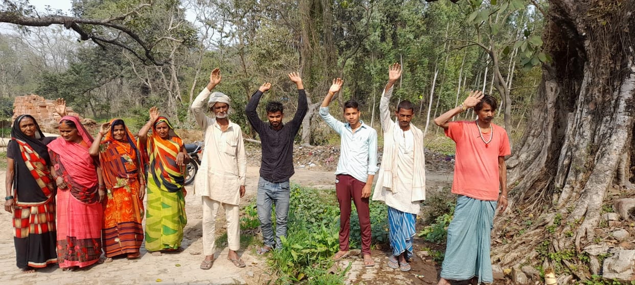 Poor sanitation system, villagers protest