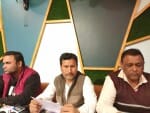 हिसार। प्रेस वार्ता करते पार्षद अमित ग्रोवर, जगमोहन मित्तल व अन्य।हिसार। प्रेस वार्ता करते पार्