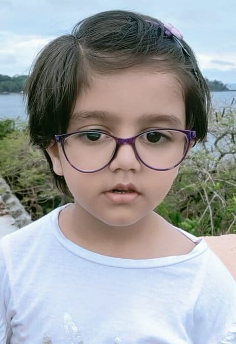 Six year old Ananya got first place in the country in Science Olympiad