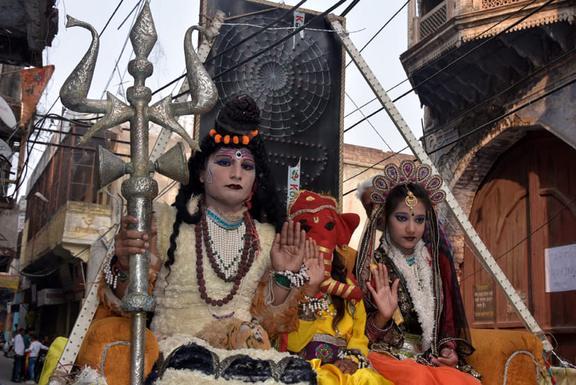 Lord Shankar's procession taken out with pomp
