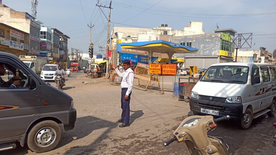 Construction work of FOB started, route diverted