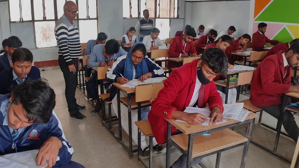 566 candidates appeared in the CBSE Board Inter examination