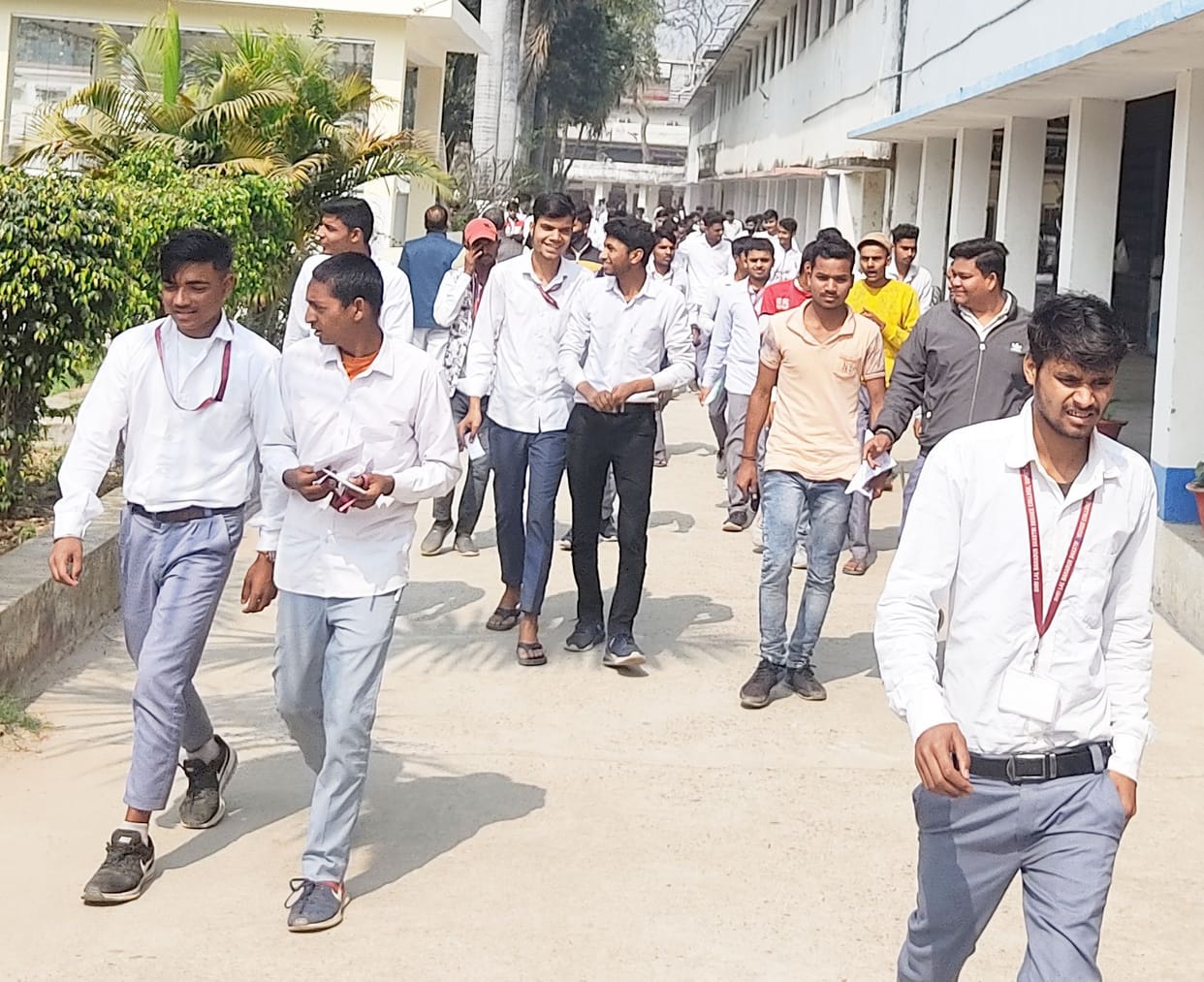 2202 left the examination of Home Science and Geography