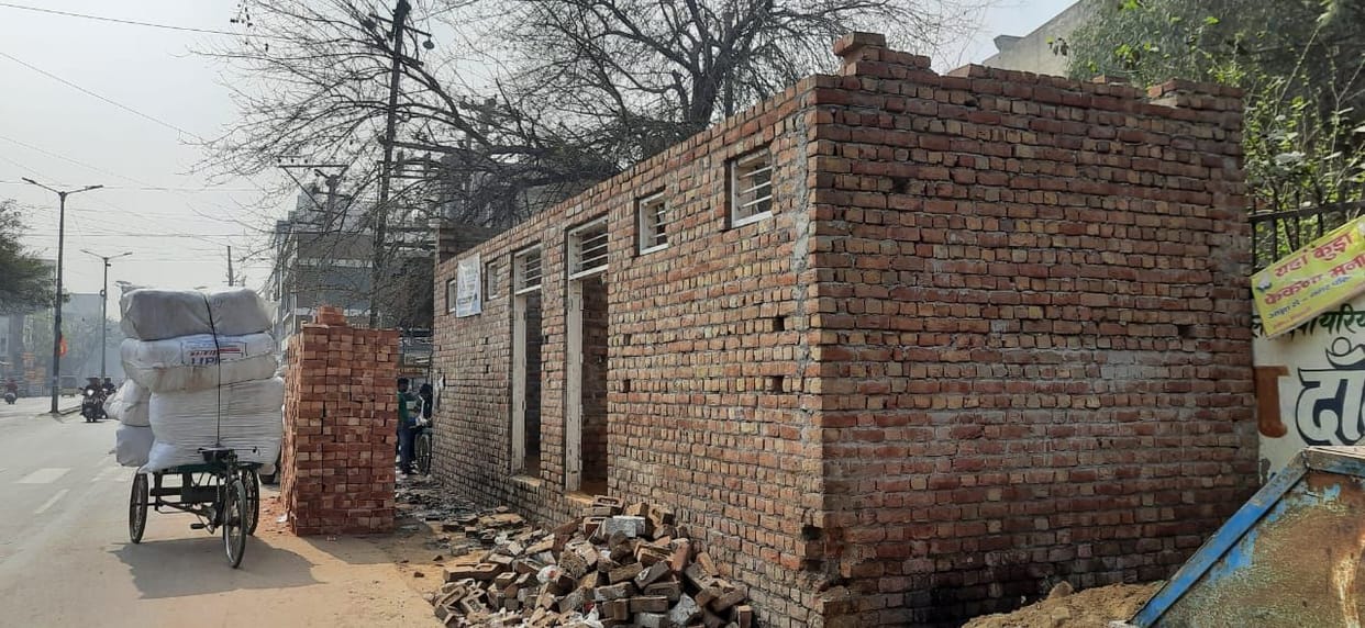 Construction of toilet hanging in limbo for nine months will start again due to NOC