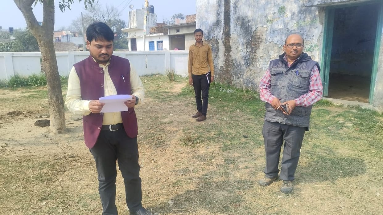 CM took cognizance of tying buffalo in school premises