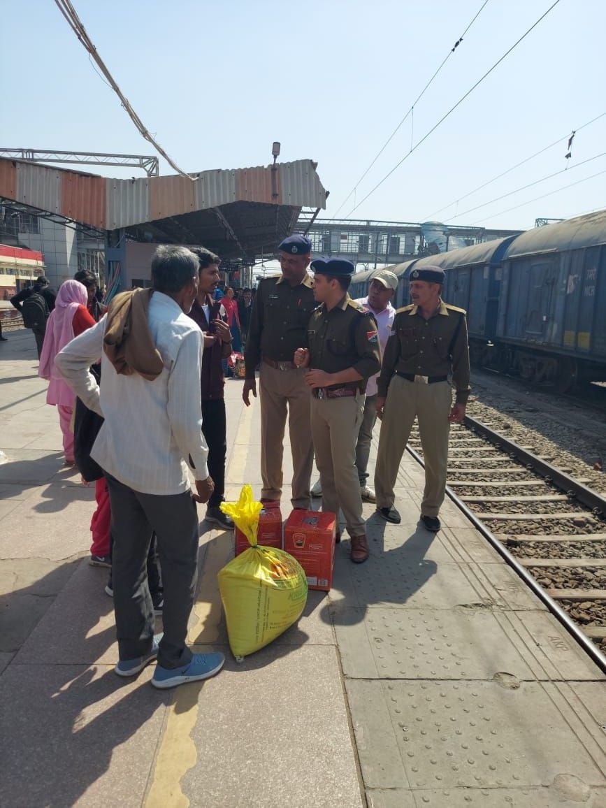 RPF started passenger awareness campaign at the station