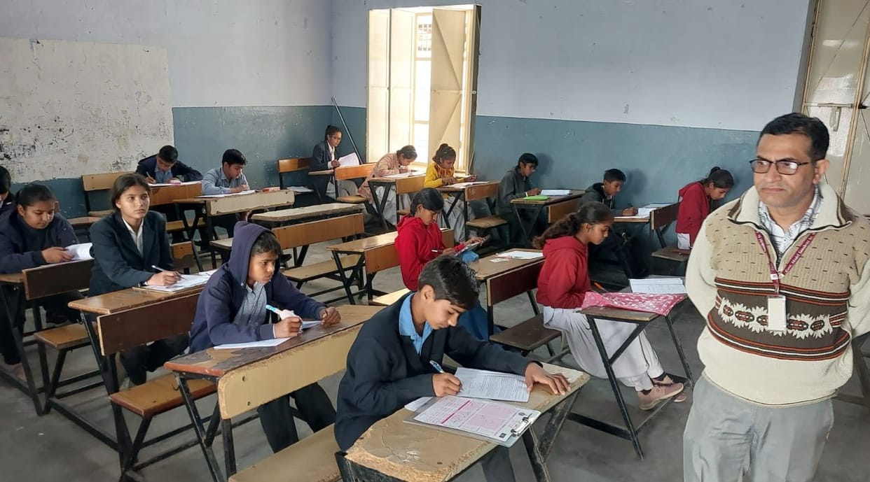 822 out of 879 candidates appeared for the foundation level 2 exam in the district