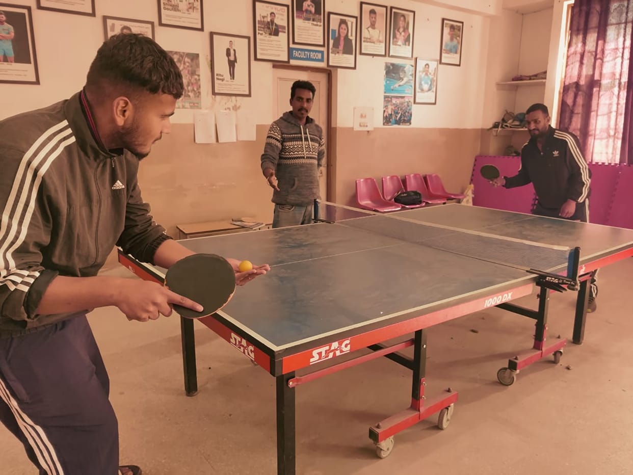 Abhay and Ayush pair won the title in table tennis