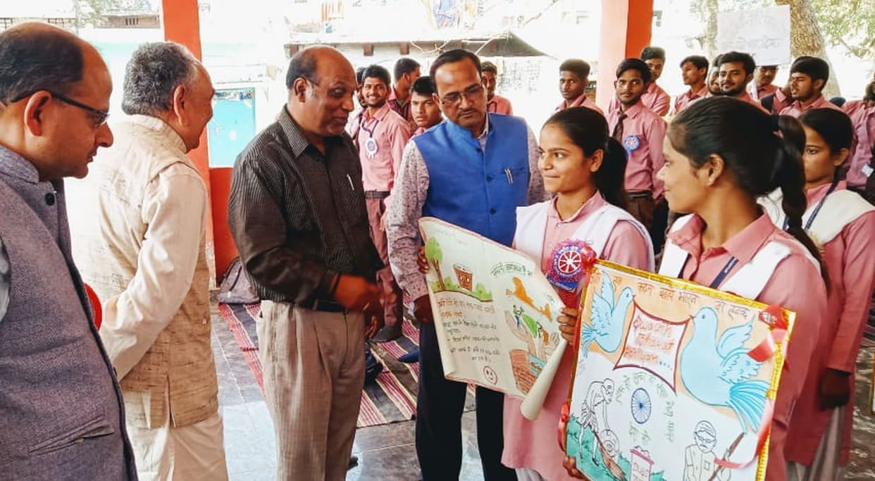 NSS camp at MLK College, Balrampur