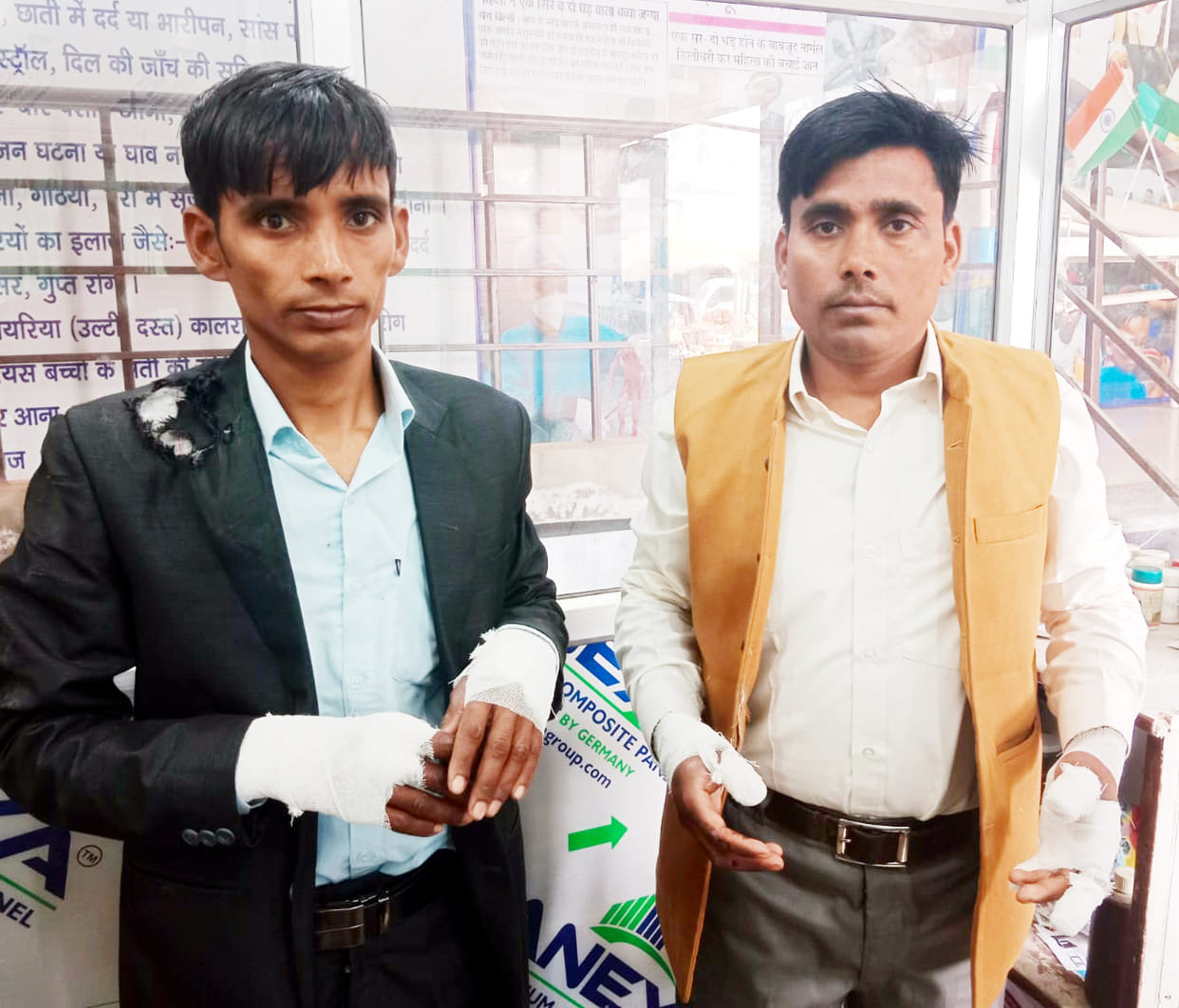 Speeding car collided with bike on highway, two brothers injured