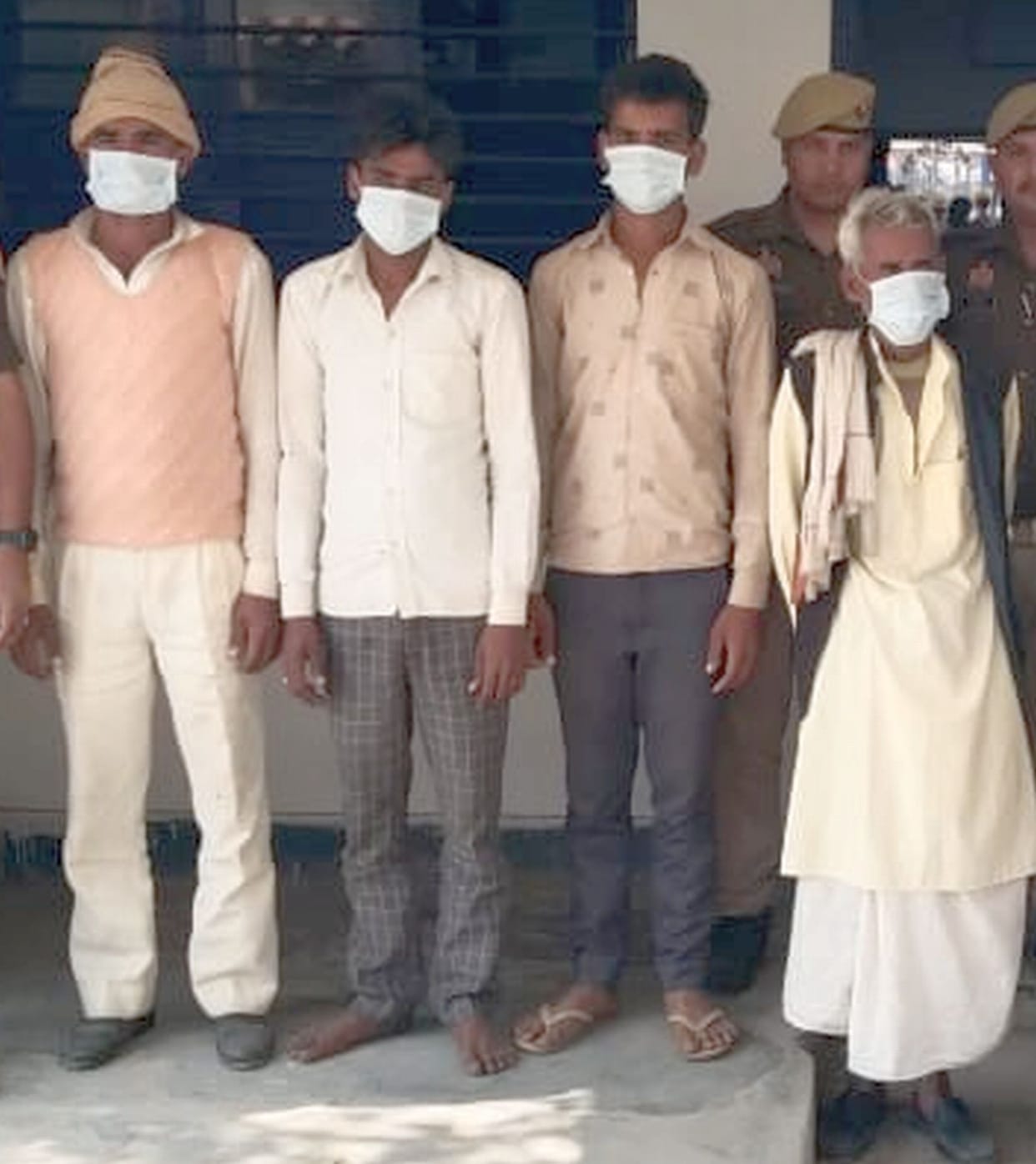 Six people including two suspects arrested in triple murder, four sent to jail