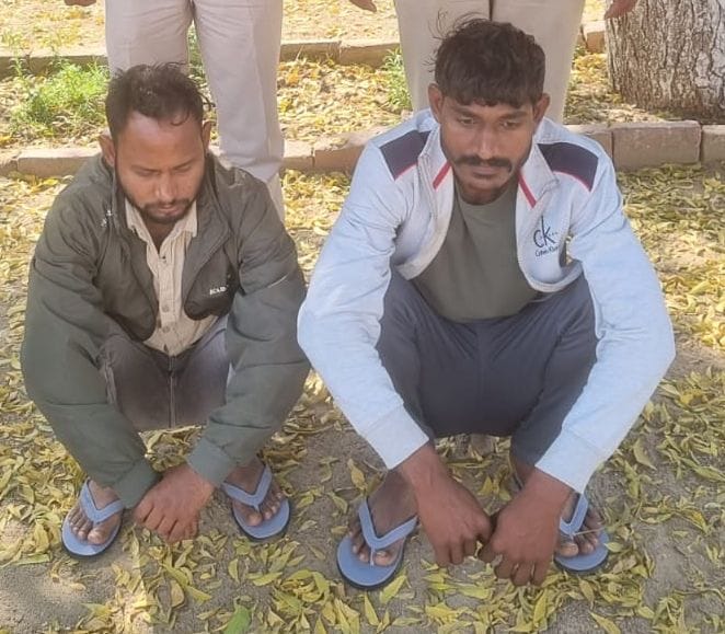 Two accused of vehicle theft arrested, motorcycle recovered