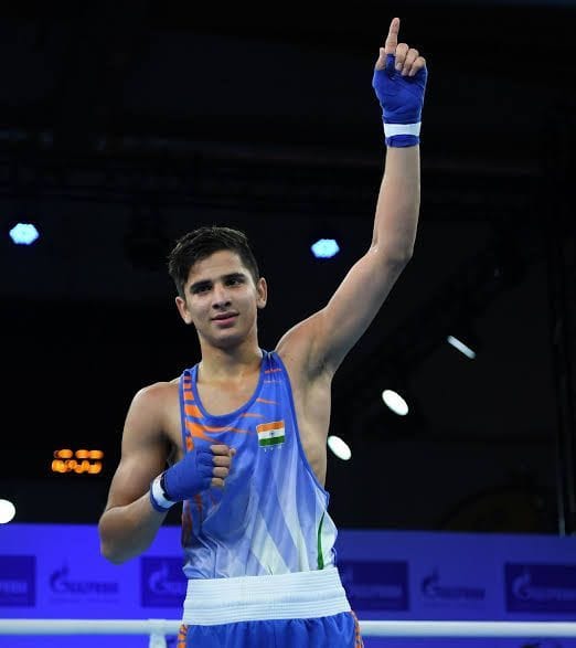 Boxer Sachin Siwach won bronze in Bulgaria