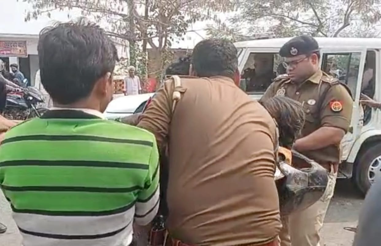 Four injured including two students in road accident
