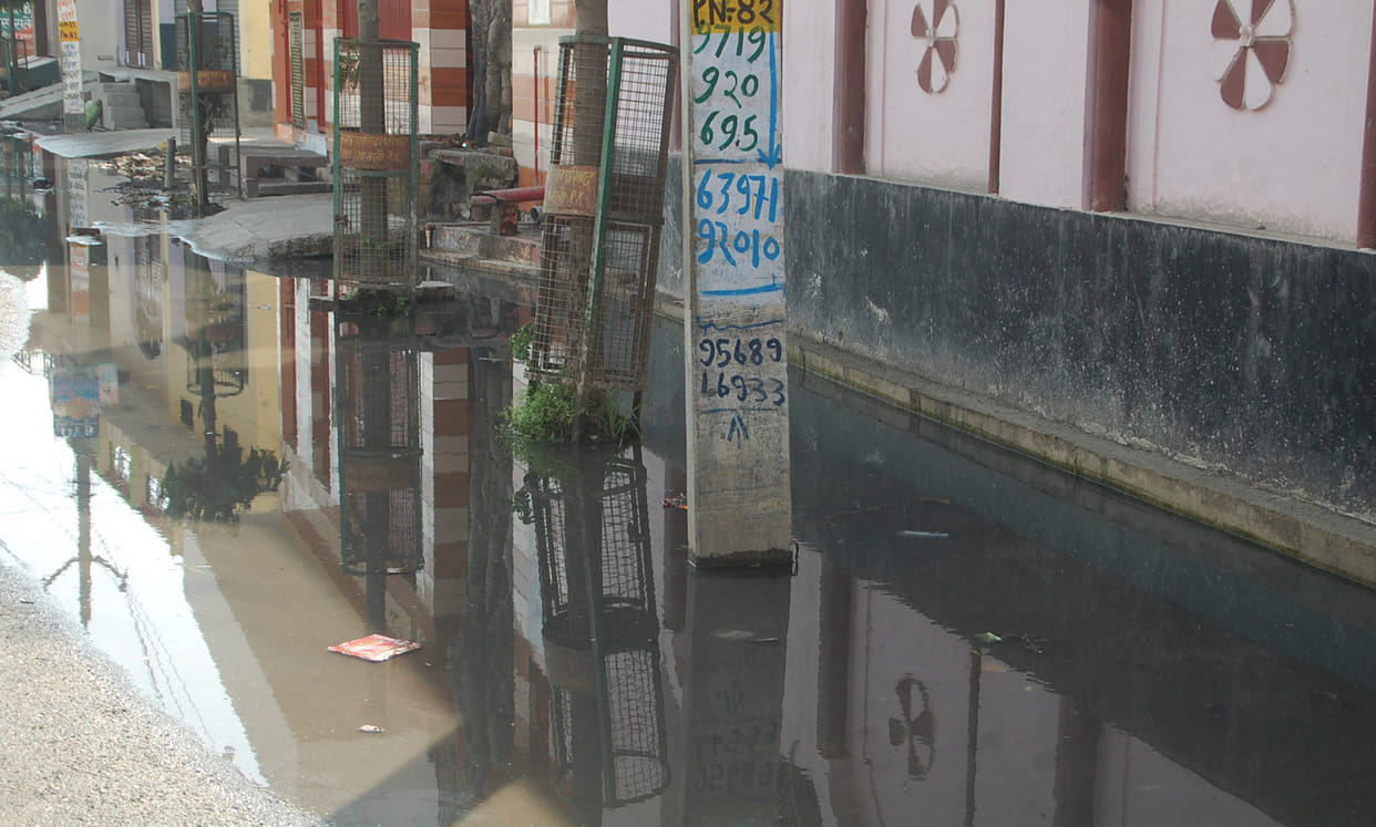 Waterlogging in Shiv Vihar