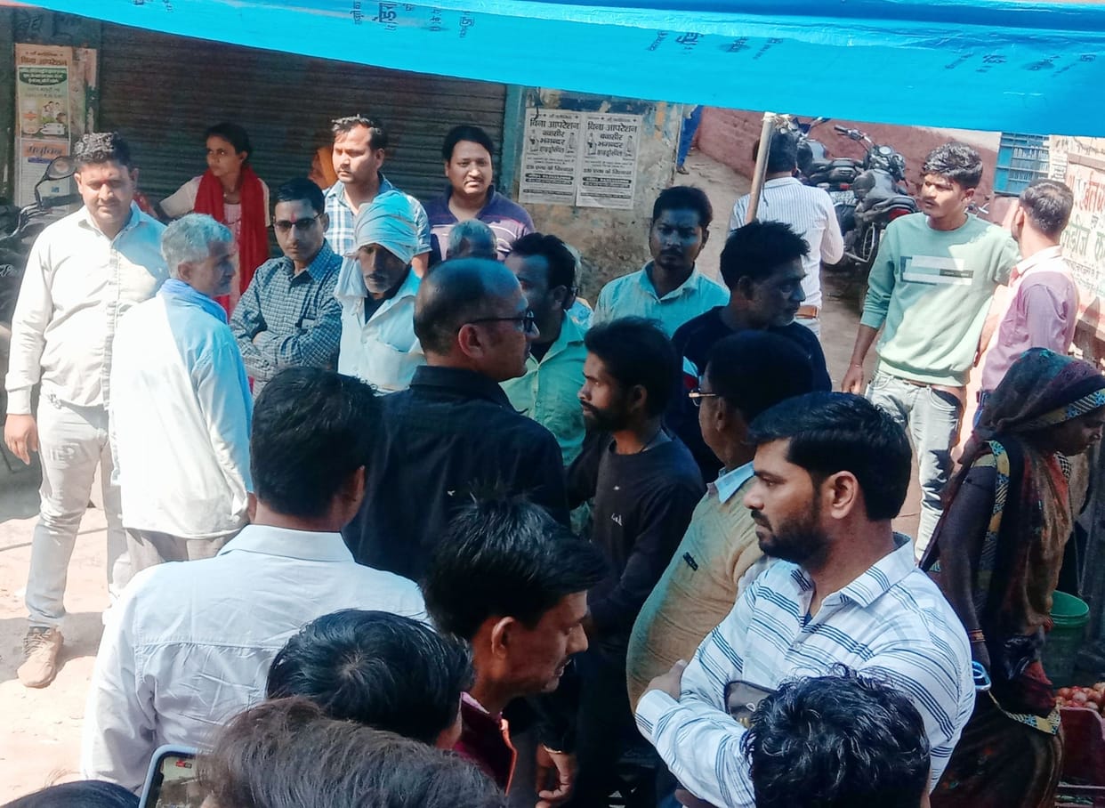 Traders angry due to breach of peace, expressed protest by closing shops