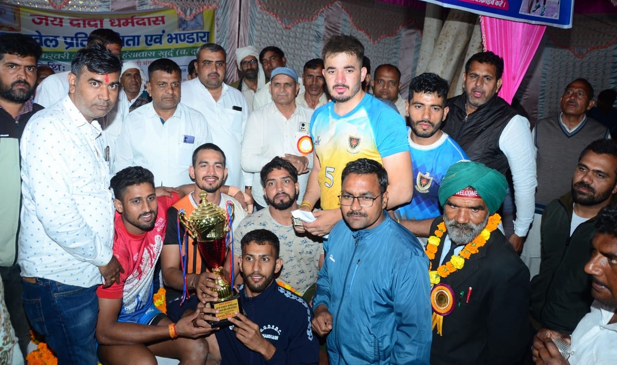 Badhra won the kabaddi competition by defeating Jind