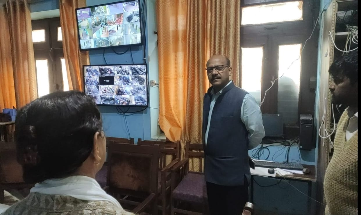 DM angry on seeing dilapidated roofs of examination halls