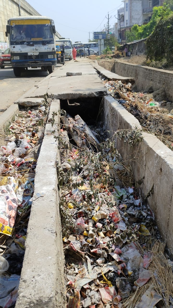 Budget stopped work, system collapsed, drains jammed