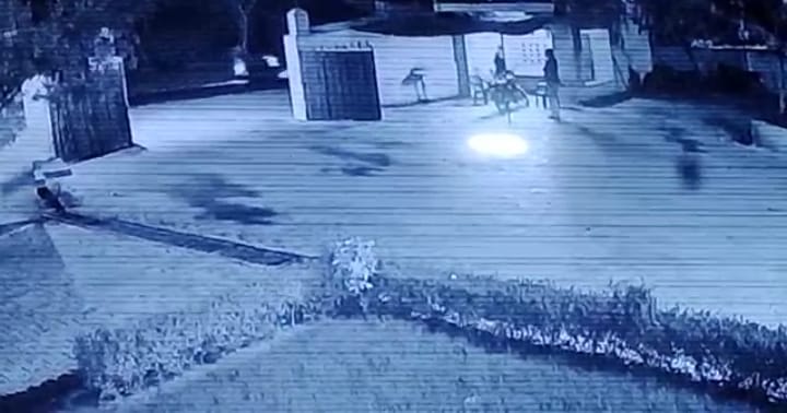Firing in front of cold storage assailant bike rider captured in CCTV video
