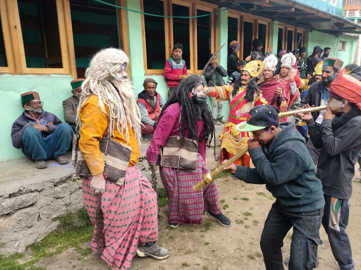 sangla, holi, m fair, started, kinnaur