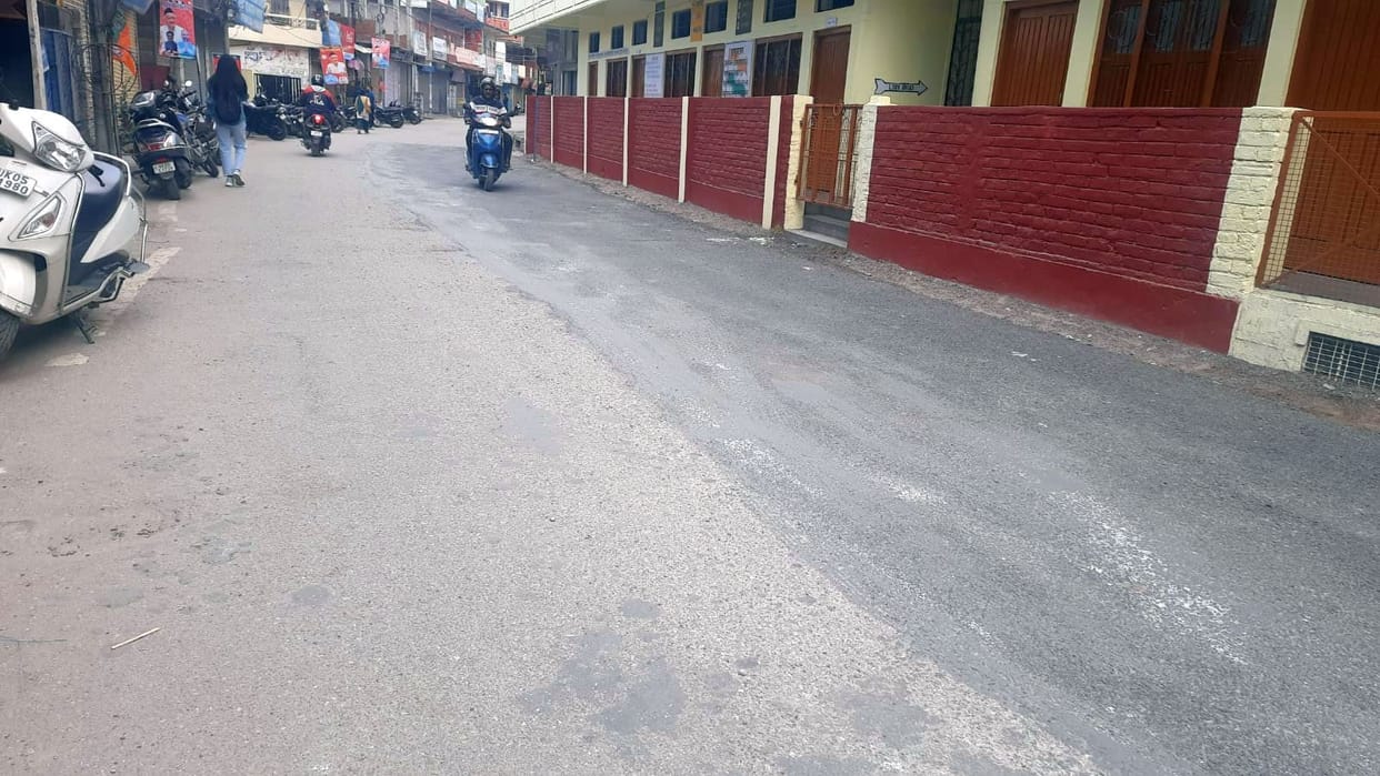 Road construction started.