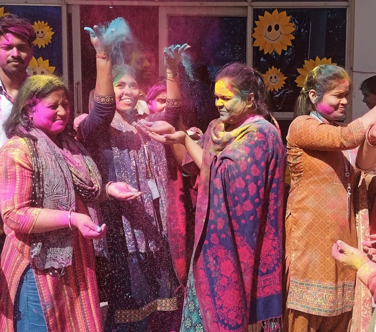 gaiety everywhere on holi
