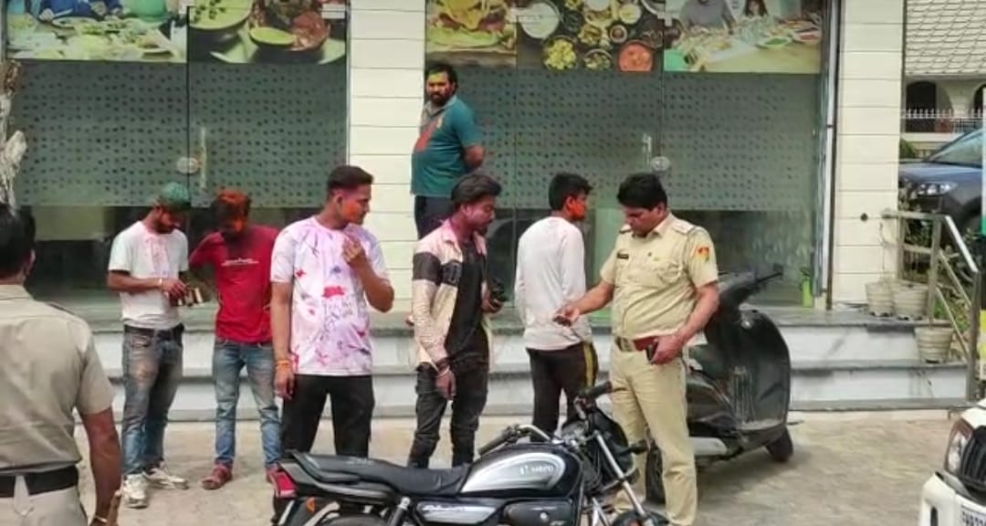 Police cracked down on hoodlums, challaned 80