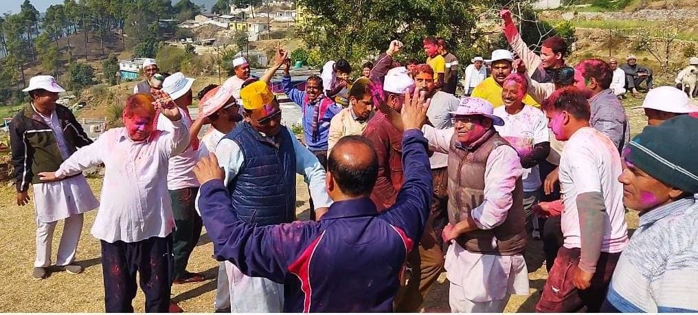 Holi was celebrated with enthusiasm in the city and rural areas of the district.