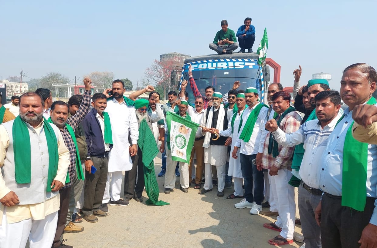 Farmers leave the district to encircle Meerut Commissionerate
