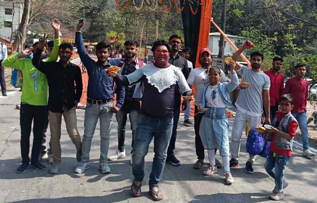 Thirty thousand devotees reached Purnagiri Dham