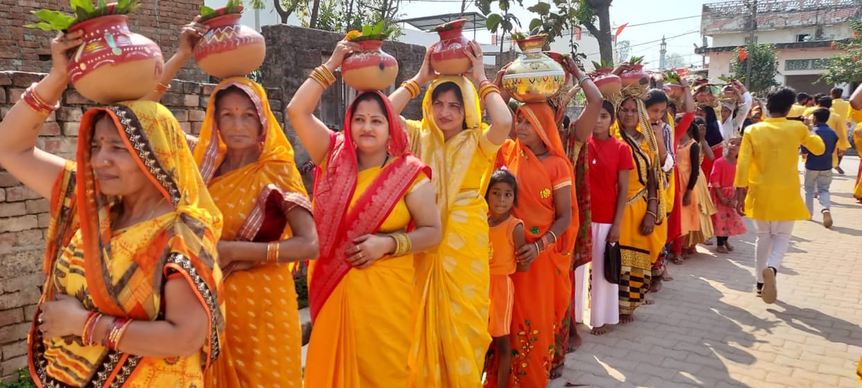 Vishnu Mahayagya begins with Kalash Yatra