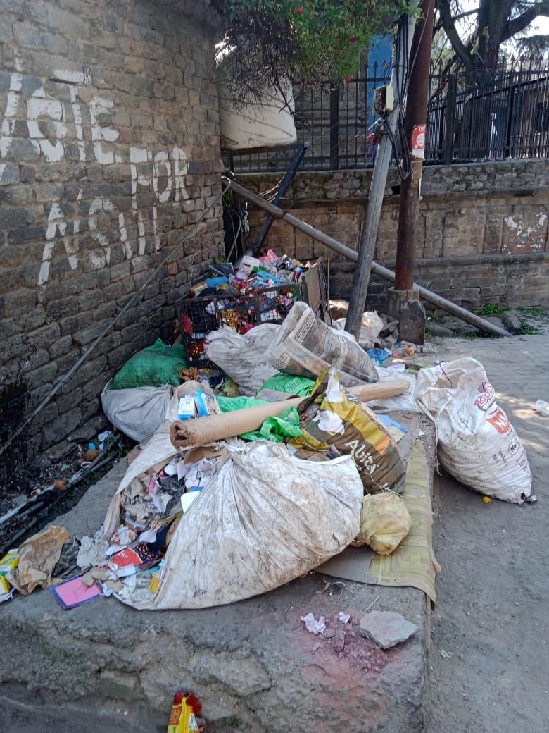 Heaps of filth in Chamba's Banagotu and Chauntara localities