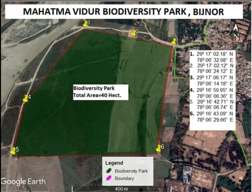 Received gift, Biodiversity Park to be built on Vidurkuti