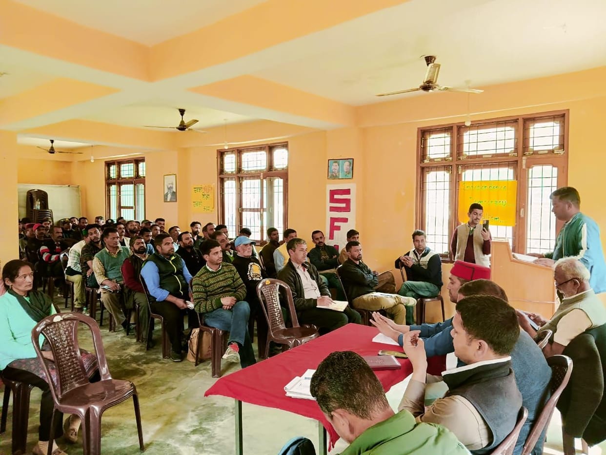kisan, conference, held, chati, rampur