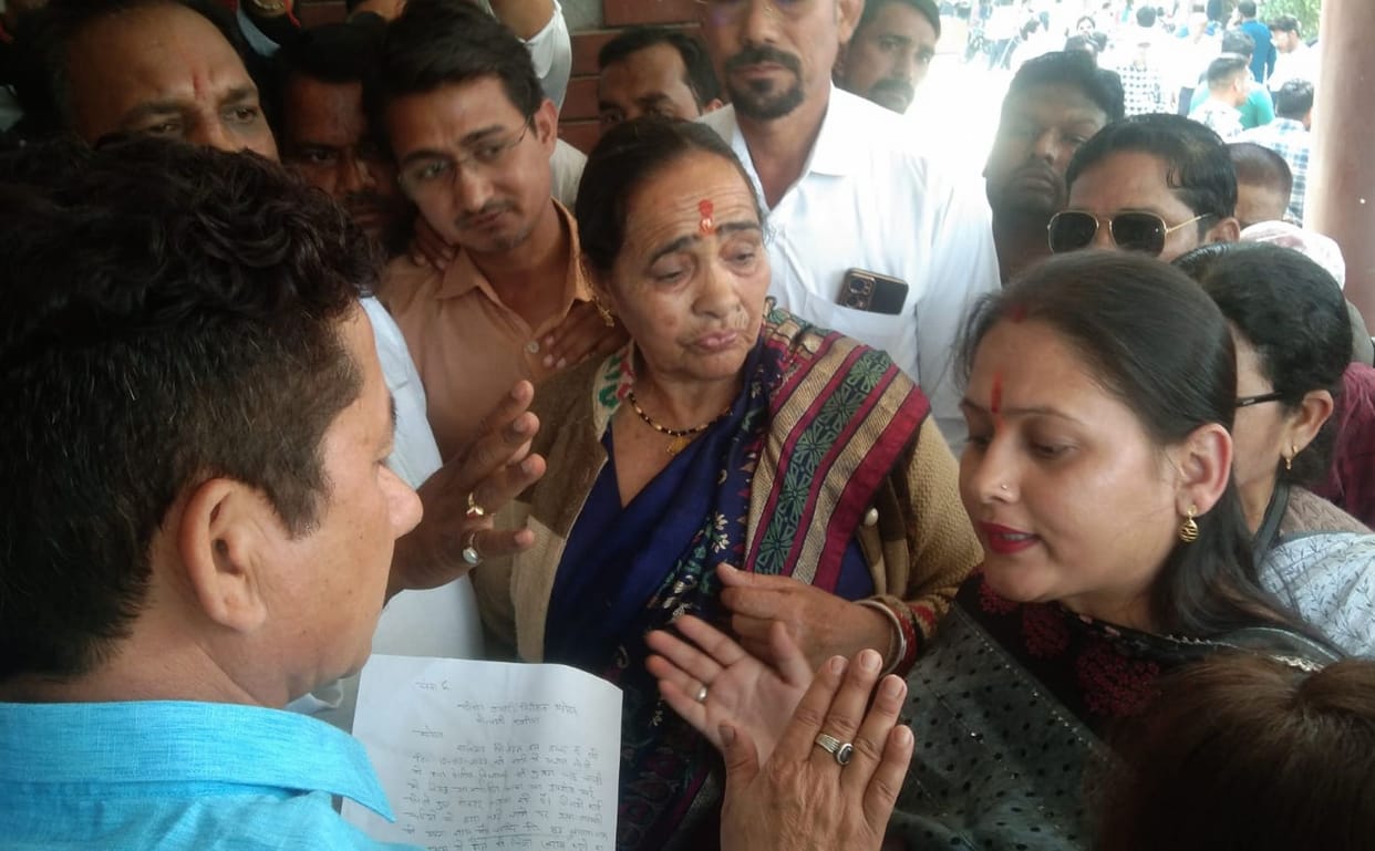 Uproar over pasting of missing posters of MLA Kapri