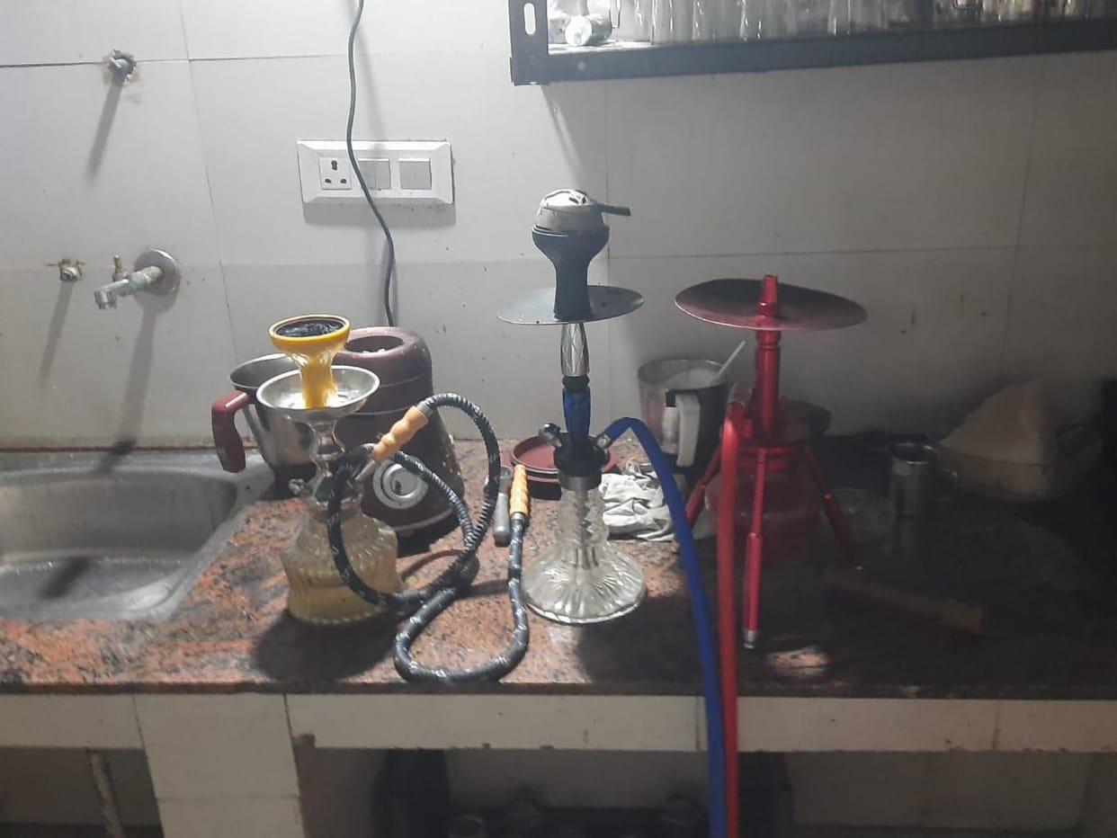 Chief Minister's flying squad caught illegal hookah bar, owner arrested
