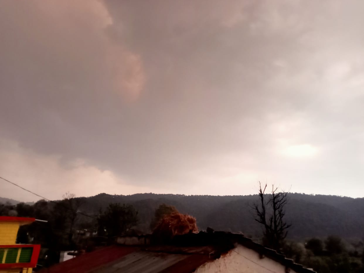 Cold increased due to rain, damage to crop due to hail