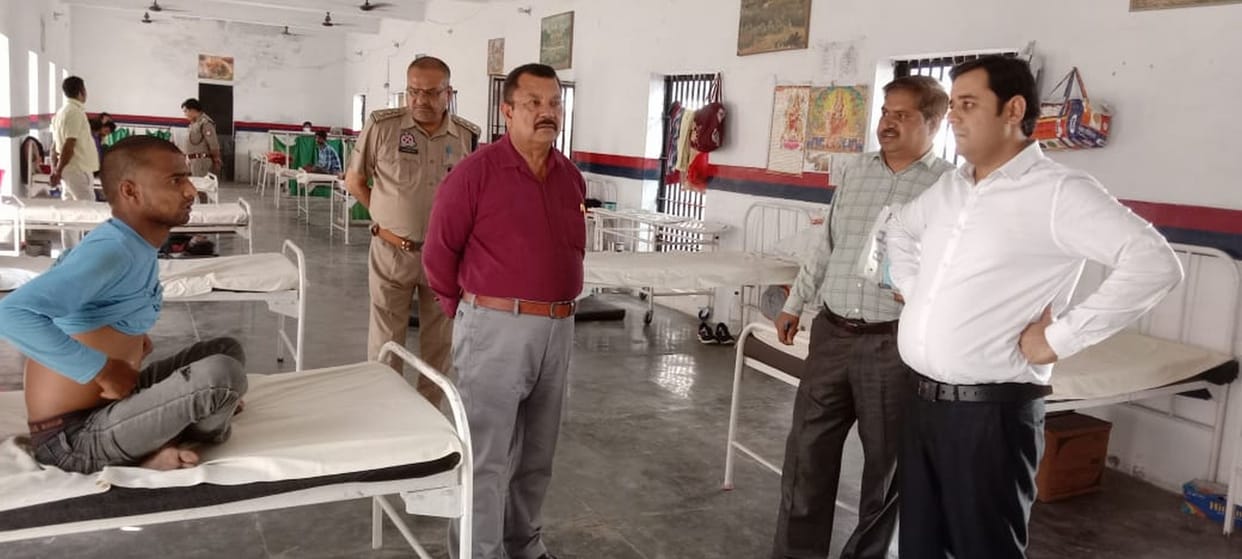 Legal Services Authority Secretary inspected the District Jail