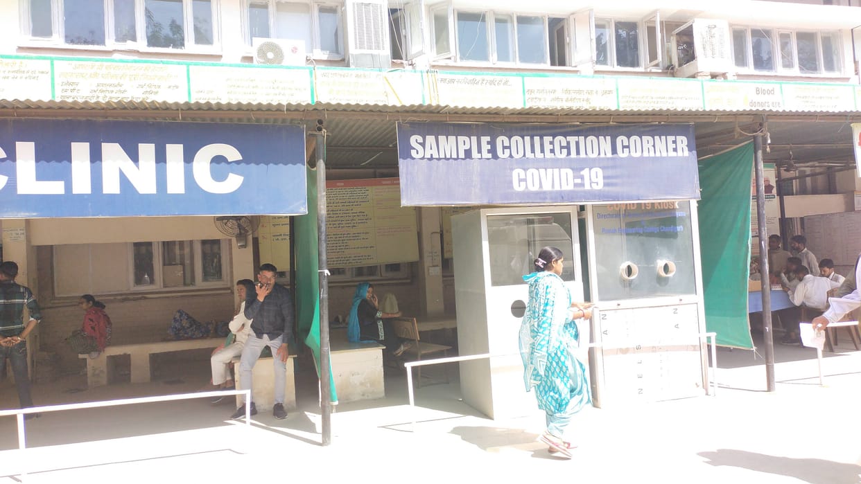 Sent samples of two suspected patients of influenza virus to Agroha lab, waiting for report